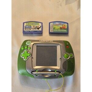 Vintage Leapster Leap Frog With Two Games In Working Condition